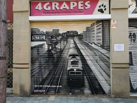 Un vídeo de la iniciativa de la asociación comerç mercat nou [Grafitti Barcelona]