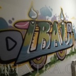 Mural graffiti habitación infantil Ibai - ArteExtra