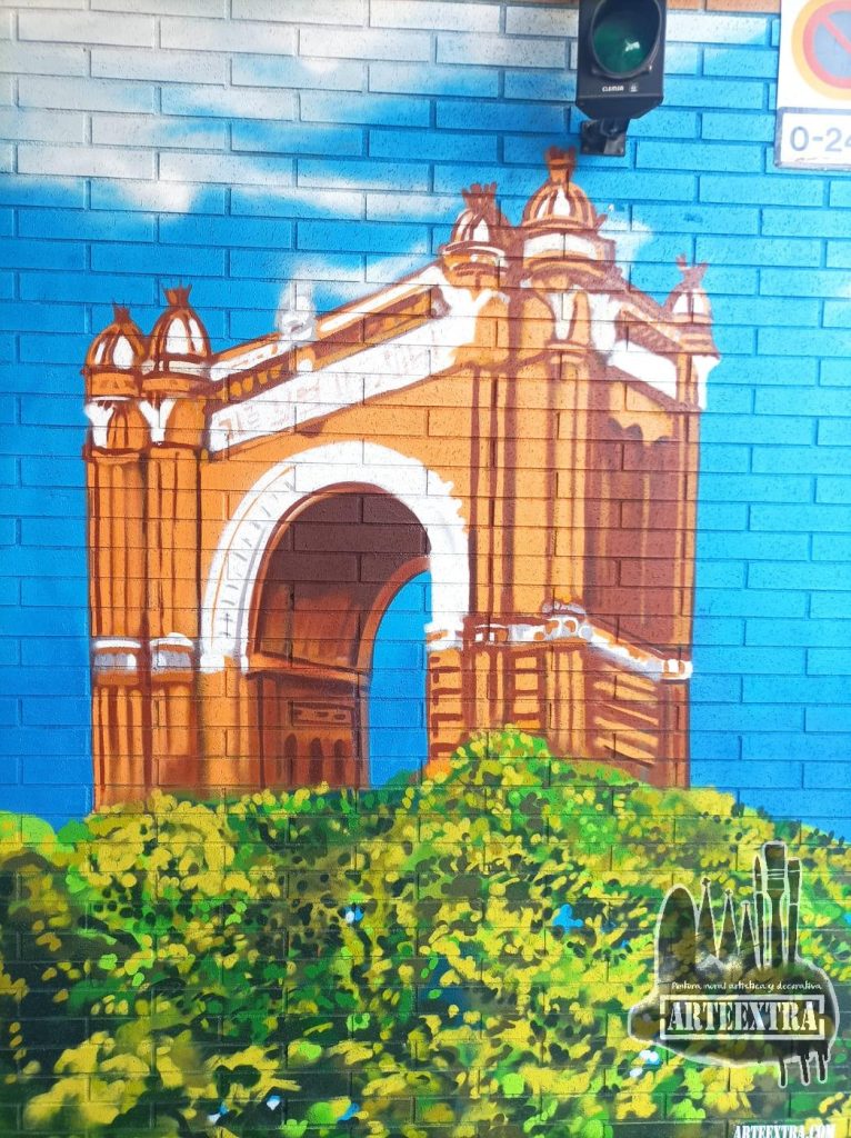 parking Guinardo detalle Arc de Triomf Barcelona 1