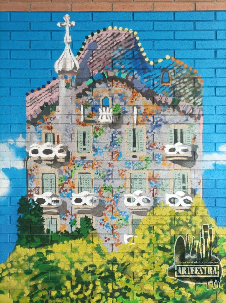 parking Guinardo detalle Casa Batllo Barcelona 1